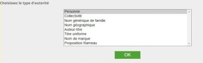 Créer une notice d'autorité par formulaire